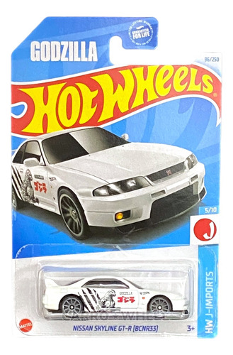 Hot Wheels Nissan Skyline Gtr R33 Godzilla De Colección 1:64