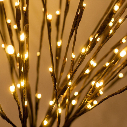 3 Ramas De Árbol Suaves Con Decoración Led 2024