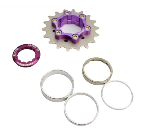 Cassete Bike Ztto De Pinhão Único Com 18 Dentes Padrão Hg