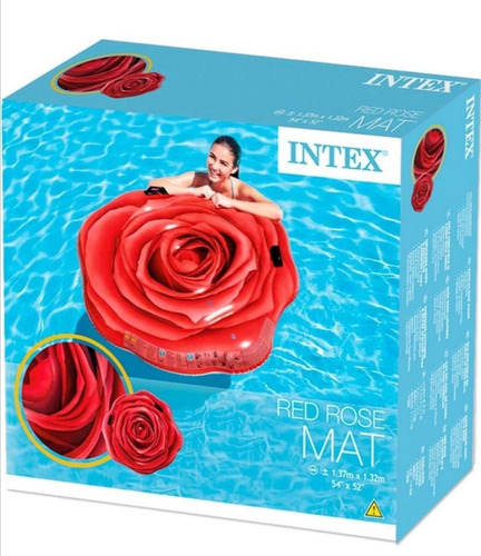 Flotador Inflable De Flor Intex