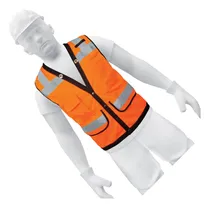 Comprar Chaleco Seguridad Reforzado Naranja Con Bolsas, G 13480
