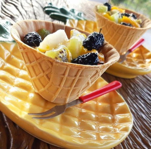 Mini Cestinha Bowl 100ml Marvi C/120 Baunilha