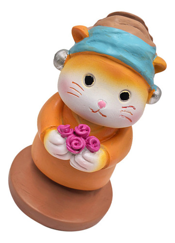 Soporte De Resina Para Gafas Con Forma De Gato, Escultura De