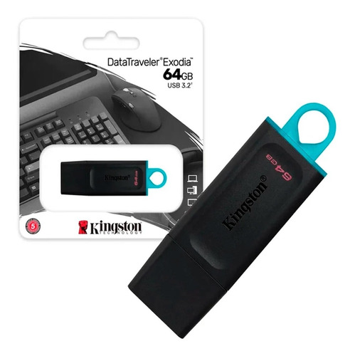 Memoria Usb 3.2 Kingston Data Traveler Exodia 64gb Original