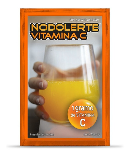 Nodolerte Vitamina C. Estuche X 10 Sobres. De Fabrica.