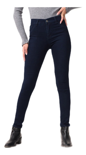 Pantalon Jean Elastizado De Mujer Talles Grandes Chupin