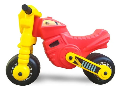 Moto Andarin Pata Pata Xr Motito Infantil Ruedas Grandes Rojo