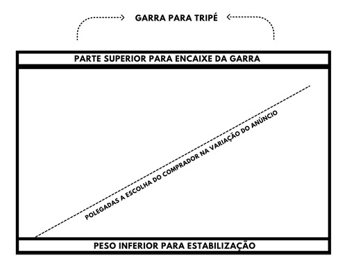 Tela Telão Projetor Projeção Datashow 4k C/ Tripé Retrátil