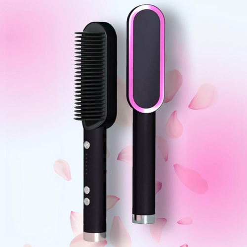 Escova 3 Em 1 Secadora Alisa Cabelo Perfeita 110/220v Bivolt
