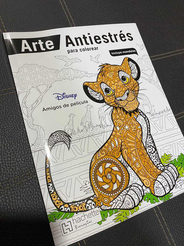 Mándala De Disney Arte Antiestrés Rey Leon Nuevo