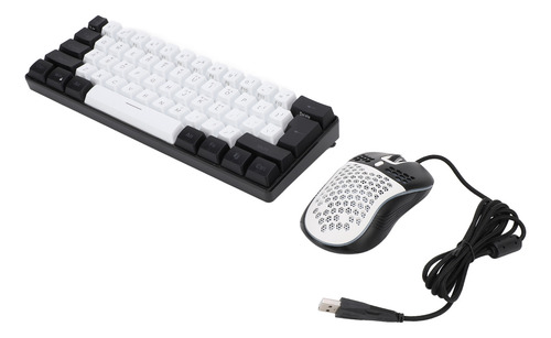 Teclado Y Ratón Led Multicolor Con Iluminación Rgb De 61 Tec