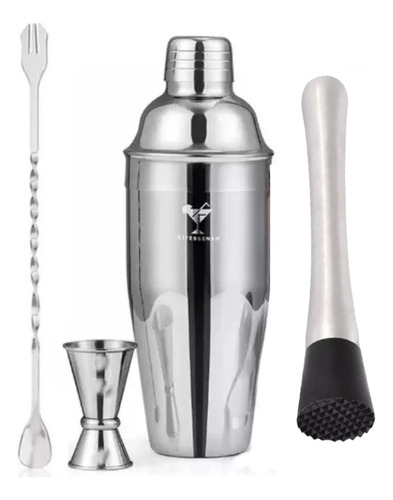 Set Cocteleria Set Barman Bartender Profesional Acero Inox