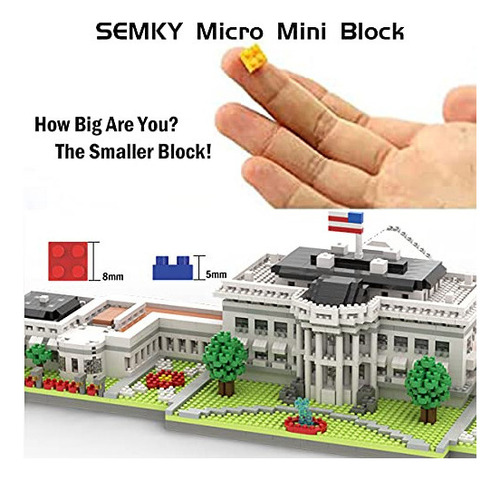 Lego De Arquitectura Semky Micro Mini Bloques Juego De Mode