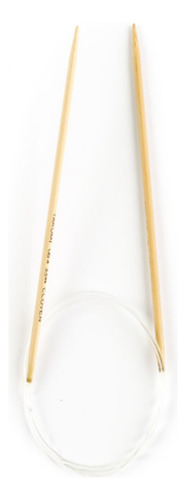Aguja Circular Bambú 74cm No4 Cables Flexibles Clover