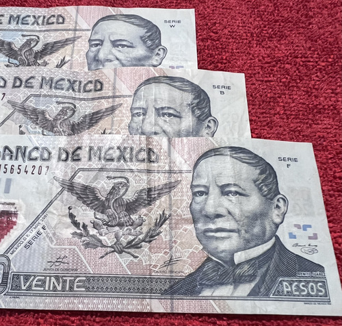 Billete 20 Pesos, Juárez (Usado)