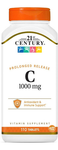 Vitamina C 1000 Mg - 110 Tabs - Unidad a $2652