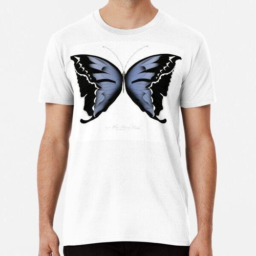 Remera Blue Butterfly 4 Algodon Premium 