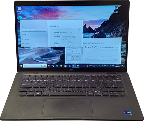 Dell Latitude 7420 - I7 11va + 16gb + 512gb Tactil Negro (Reacondicionado)