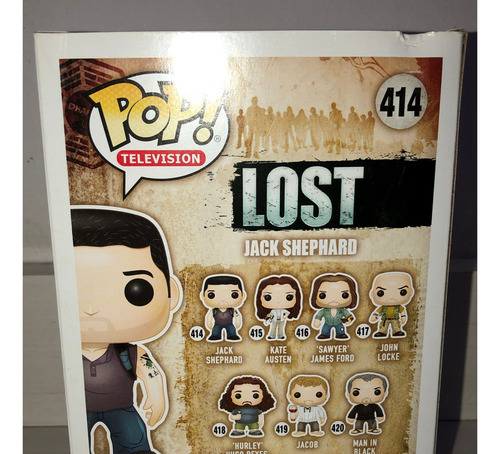 Funko Pop! Jack Shephard #414 - Lost Série Televisão Raro