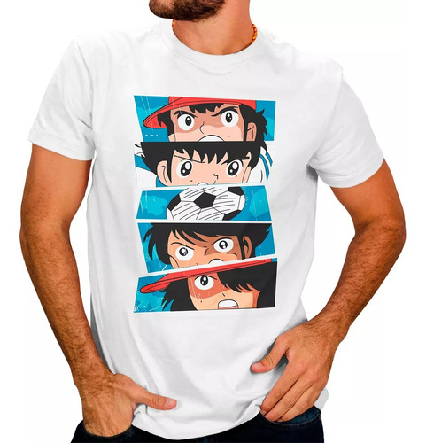 Polo Supercampeones Personajes Diseño Sublimado