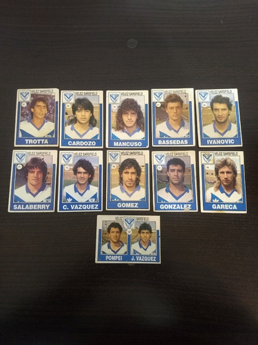 Velez Sarsfied 11 Figurita Sin Repetir Album Futbol 92 