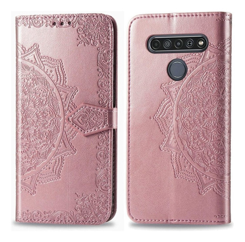 Funda De Piel Con Tapa For LG K61.