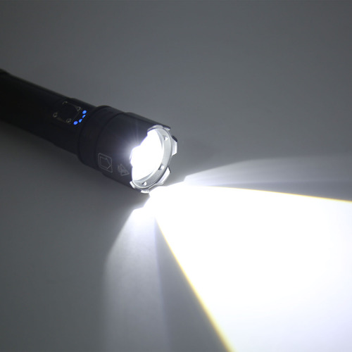 Linterna Led Recargable De 30 W Blanca De 1200 Lm De Alto Br