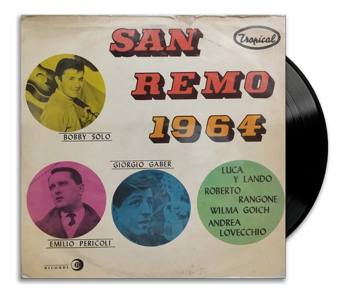 San Remo 1964 - Lp Vinilo