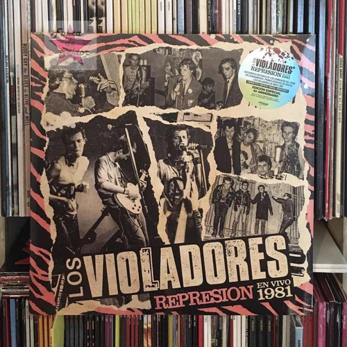 Vinilo Los Violadores Represion En Vivo 1981 Nuevo Y Sellado