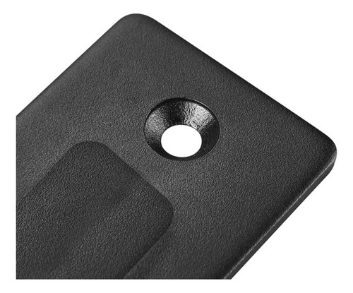 Manija De Puerta De Granero Corrediza De 30cm Negra