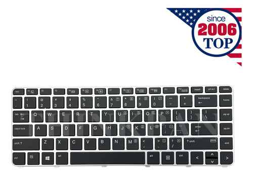 Us Keyboard Backlit Without Pointer For Hp Elitebook 840 Aae