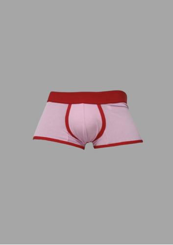 Boxer Corto Masculino Elastico Rojo