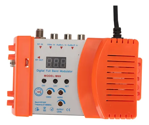 Modulatore UHF TM70 TV Link - Convertitore Da AV A RF Con Extender IR, Per Collegare Dispositivi A TV Senza Ingressi AV