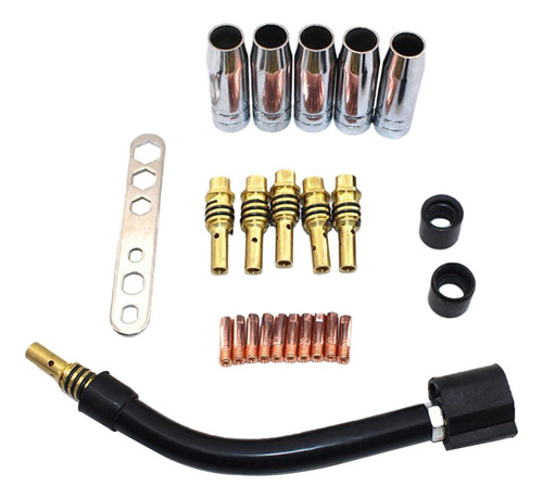 Mig Welding Accessories Kit Tip 0. M6 & Tip Holder Diffuser