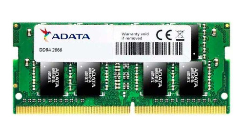 Memória Notebook 8gb Adata Ddr4 2666 Mhz Ad4s266638g19