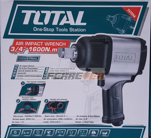 Llave De Impacto Neumatica 1 Total Tat40111 Llave De Impacto Neumatica 1 Total Tat40111