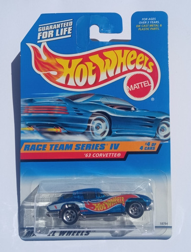 Hot Wheels 63 Corvette Race Team 1997 Vintage