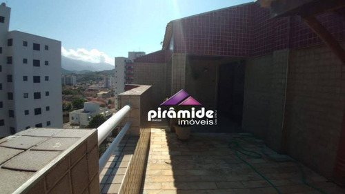 Imagem 3 de 30 de Cobertura Com 144 M², 3 Dormitórios/2 Suítes E Terraço Com Área Gourmet À Venda, Por R$ 560.000, Praia Martim De Sá, Caraguatatuba/sp - Co0159