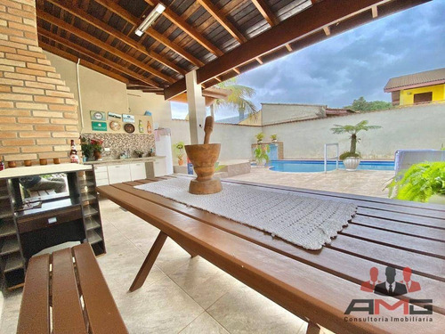 Imagem 10 de 23 de Casa Em Bouganville, Bertioga/sp De 550m² 4 Quartos À Venda Por R$ 1.500.000,00 - Ca1335687-s
