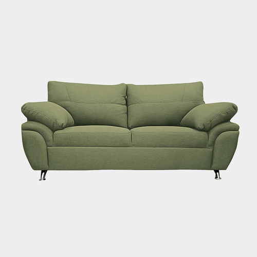 Love Seat Africa Tela Curri Verde - Inlab Muebles