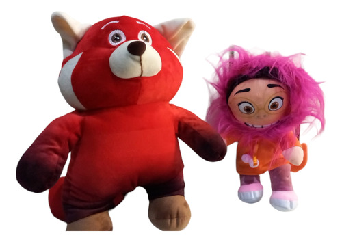 Peluche Panda Mei Turning Red,  Disney Meiilin Lee, Set De 2