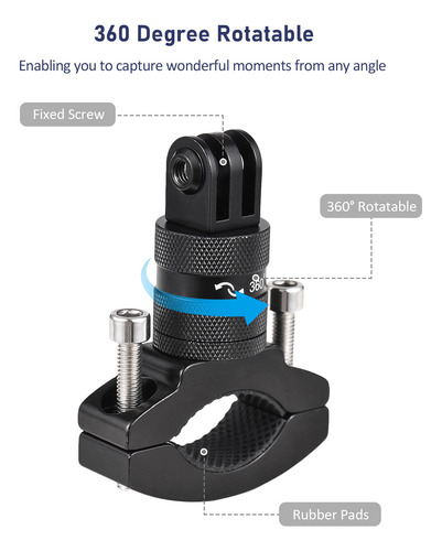 Adaptador De Soporte Para Instrumentos De Bicicleta, Cámaras