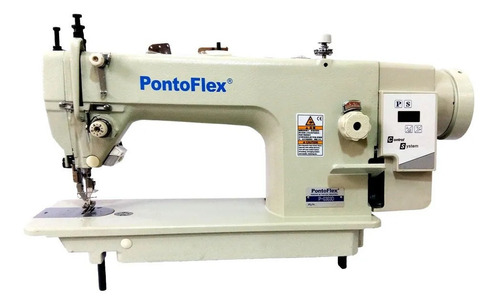 Máquina de costura reta Pontoflex P-0303D branca 220V