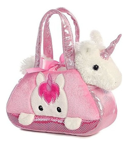 Bolso Porta Mascotas Con Peluche De Unicor