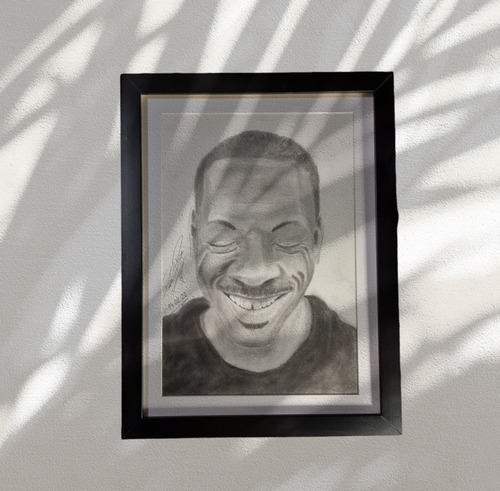 Desenho Realista Em Grafite - Eddie Murphy 21 X 30 A4