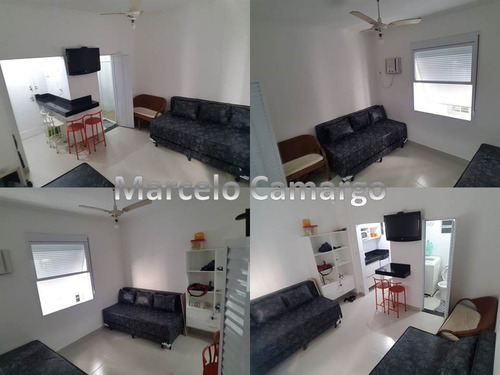 Imagem 2 de 6 de Kitnet Praia Santos Embaré Ar Cond Não Alugo Mensal