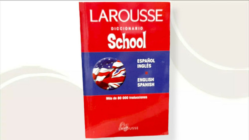 Diccionario School Español Ingles English Spanish 