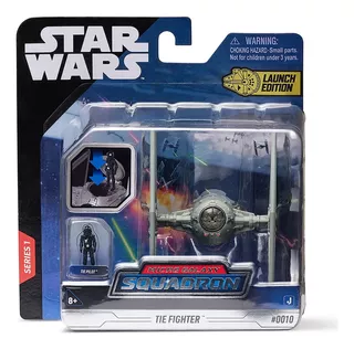 Star Wars Veículo Tie Fighter Com Mini Figura Micro Galaxy