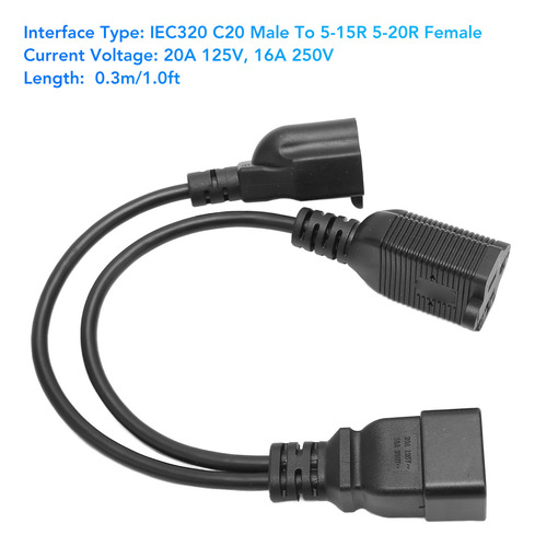 Cable De Alimentación Iec320 C20 A 515r 520r Hembra Y