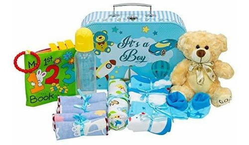 A The World Baby Gift Set, Maleta De Recuerdo Mediana Con Ju